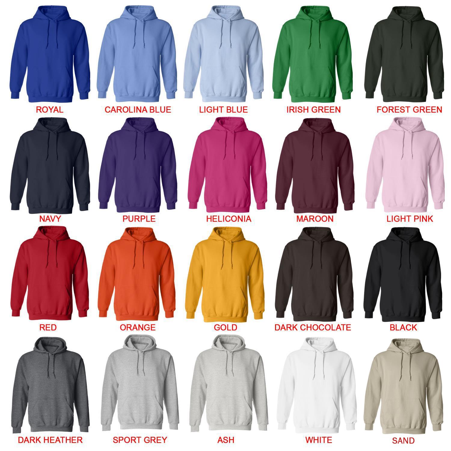 hoodie color chart - Toradora Store