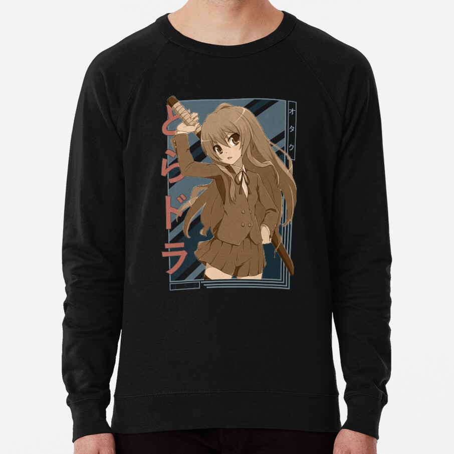Taiga Aisaka Toradora Retro Blue Black Design Sweatshirt